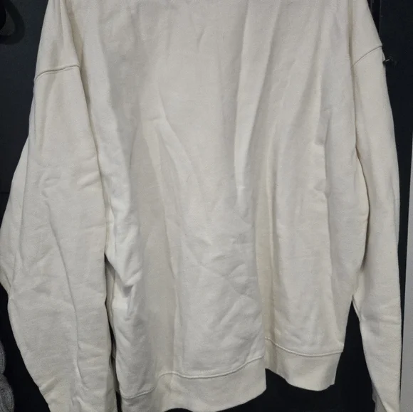 Guess Classic Style Cream Men's Crewneck Sweater Medium Unisex - Picture 5 of 5